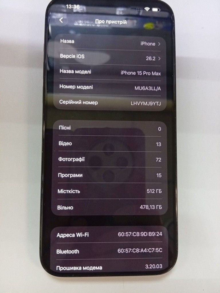 Купити Apple iphone 15 pro max 512gb Б/У