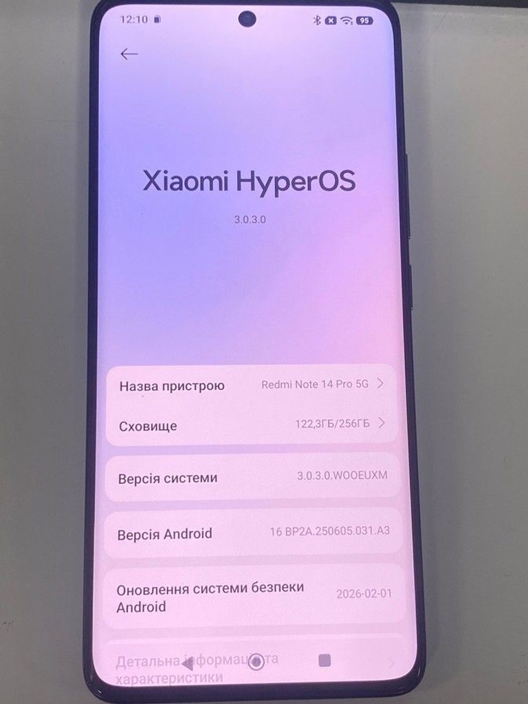 Дешево Xiaomi redmi note 14 pro 5g 8/256gb з ломбарду