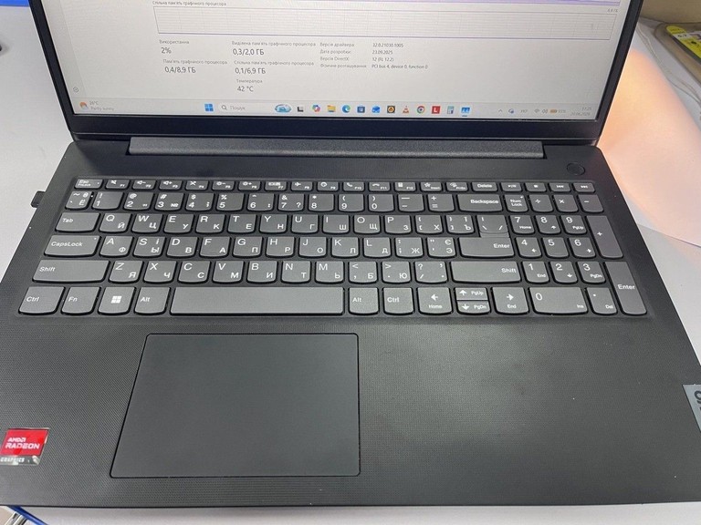 Купити Lenovo 15/ryzen 3 7320u ddr5/16gb ddr5/hdd *відсутній/ssd 512 gb/*інтегрована Б/У