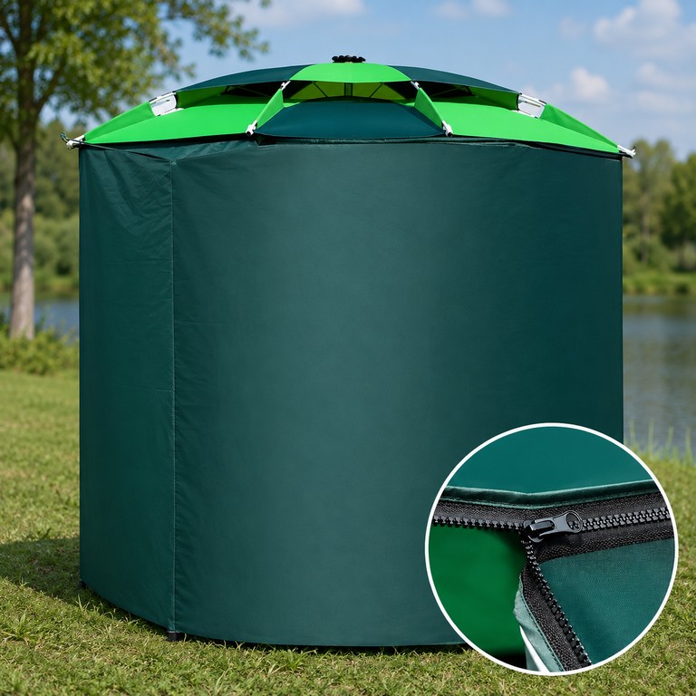 Umbrella tent для рибалки та пляжу 2в1, 2,1м, Зелена Код:null. Изображение 4