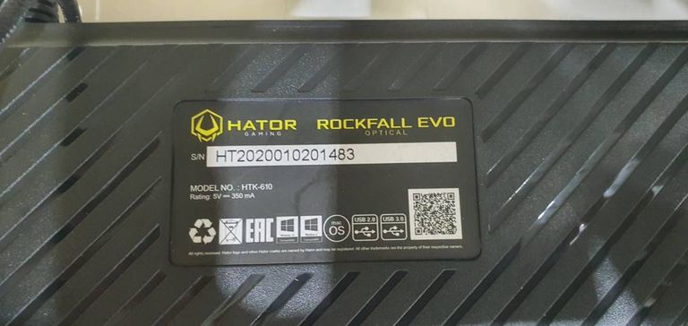 Hator Rockfall EVO USB Optical (HTK-610)