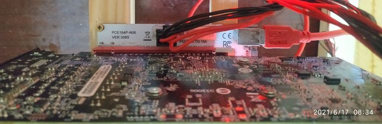 Дешиво 008s райзер pci-e usb3.0 майнінг 5 шт. с ломбарда