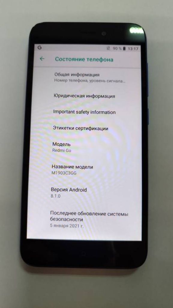 Объявление Xiaomi redmi go 1/16gb Б/У