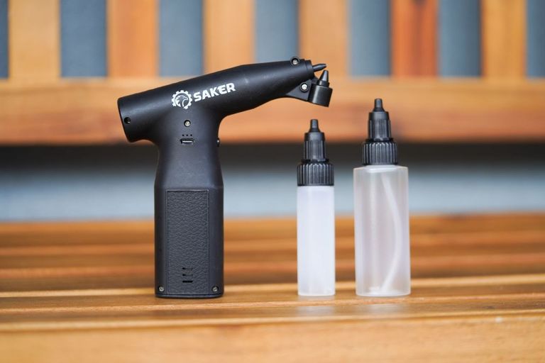 Дешиво Міні-електричний фарборозпилювач Saker для ремонту подряпин на автомобільній фарбі, бездротовий ручний аерограф для автомобілів, с ломбарда