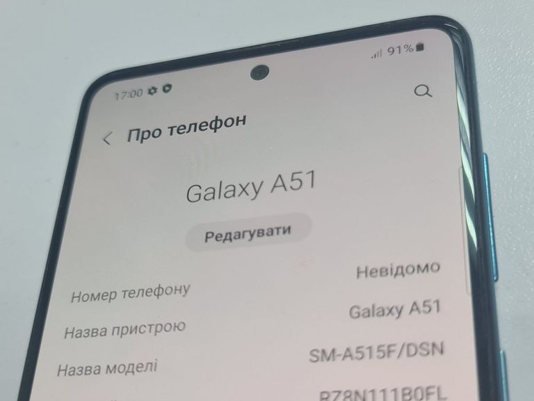 Оголошення Samsung a515f galaxy a51 4/64gb Б/У