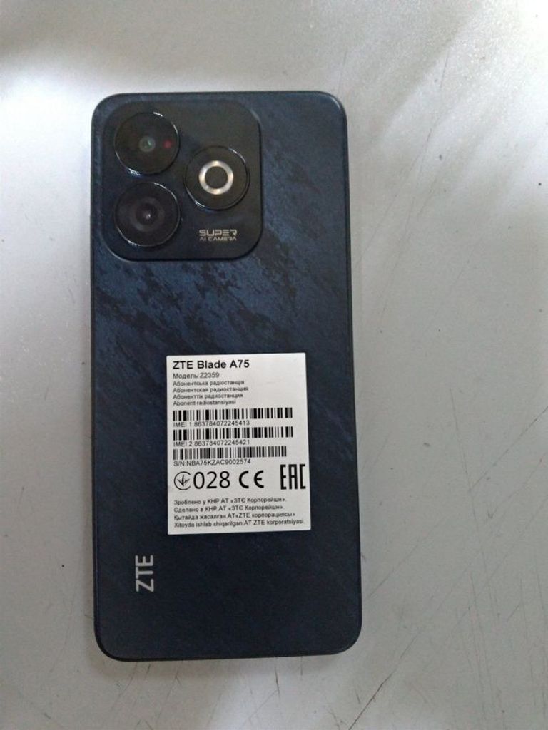 Zte Blade A75 4/128GB Black Код:01-200815871. Зображення 6