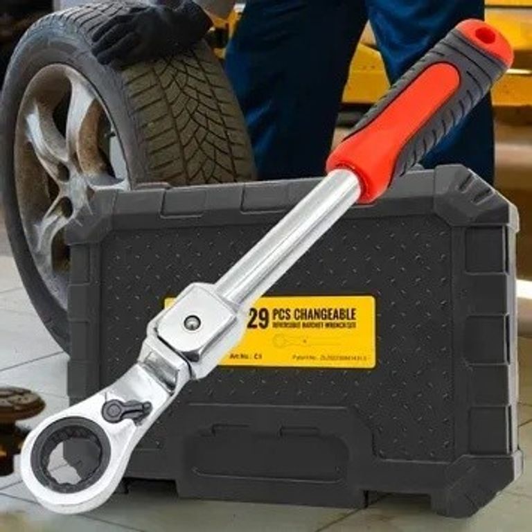 Купить Tool головки з тріскачкою 29 предметів Б/У