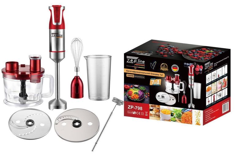 Оголошення Zepline ZP-798 1500 Вт 7в1 червоний Б/У