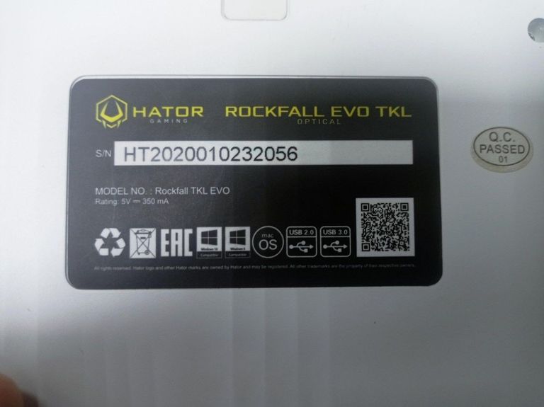 Оголошення Hator rockfall evo Б/У