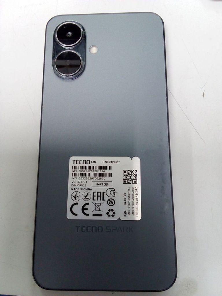 Купити Tecno spark go 2 km4 3/64gb Б/У
