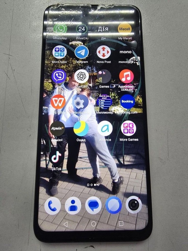 Объявление Zte Blade A55 4/128GB Blue Б/У