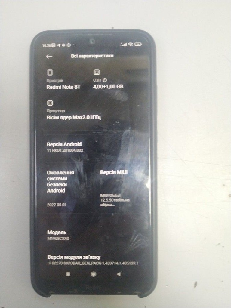 Оголошення Xiaomi Redmi Note 8T 4/64GB Blue Б/У