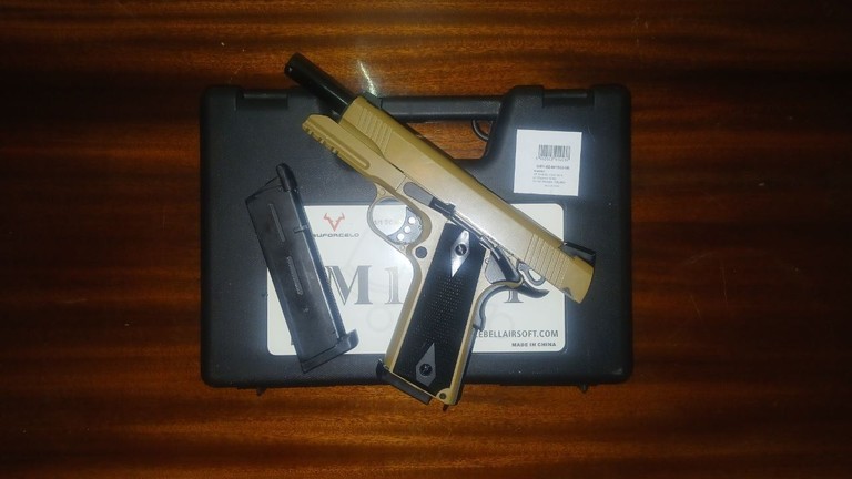 Double-Bell Kimber 1911 <GBB> Код:null. Зображення 4