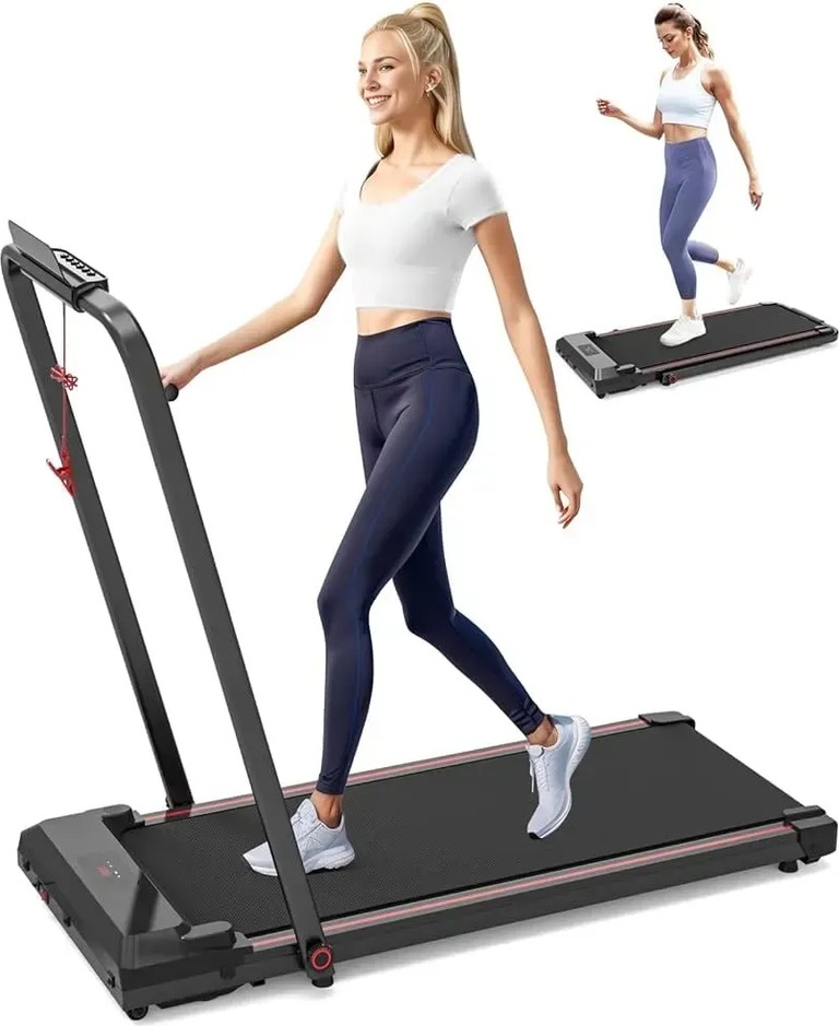 Купити Складна бігова доріжка YXT003 Black 10 км/год, до 150 кг, з пультом, тиха, двигун 3.0 (22кг) Б/У