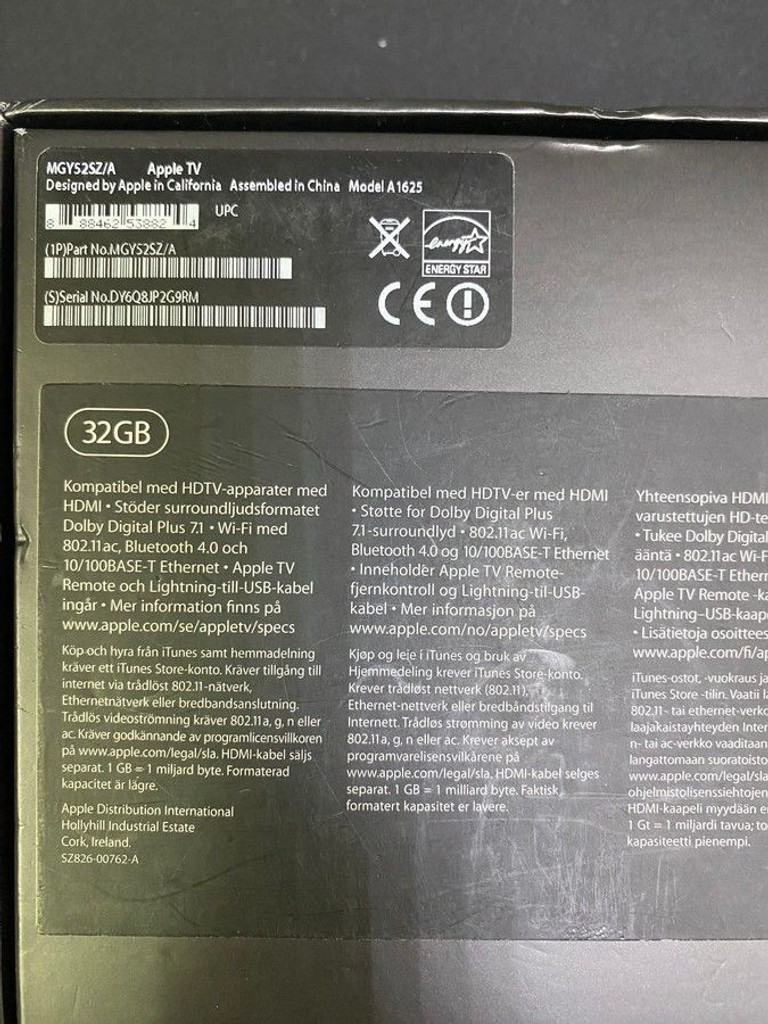 Дешево Apple a1625 tv apple 32gb з ломбарду