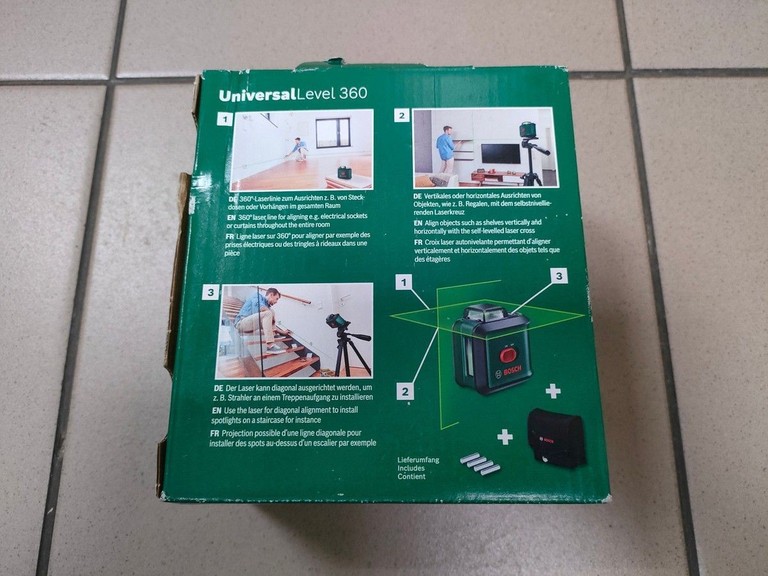 Объявление Bosch UniversalLevel 360 Green Facts (0603663E06) Б/У
