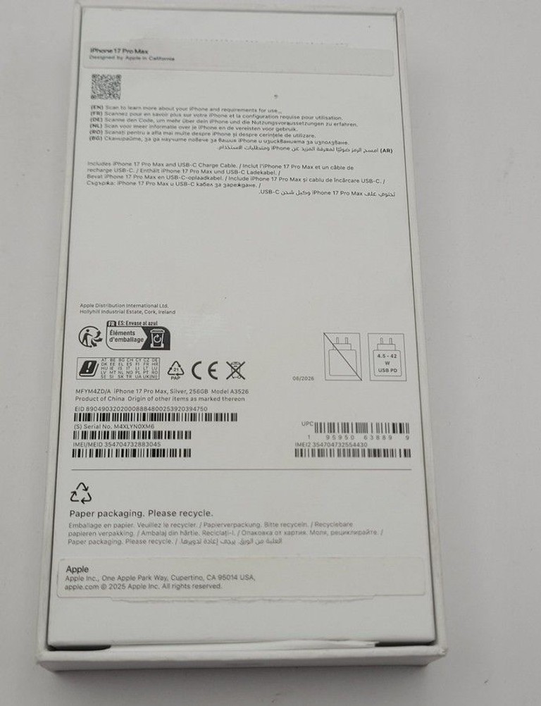 Apple iphone 17 pro max 256gb Код:01-201095968. Зображення 9