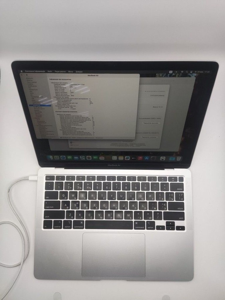 Купити Apple macbook air 13" 2020 a2179 core i3 1,1ghz/ram8gb/ssd256gb/intel iris plus graphics Б/У