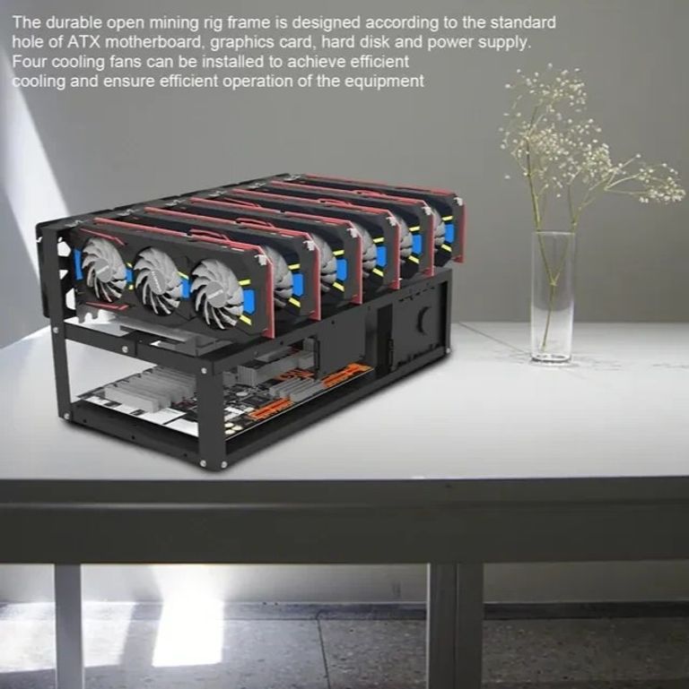 Дешиво тримач для 6 відеокарт із посиленою конструкцією с ломбарда