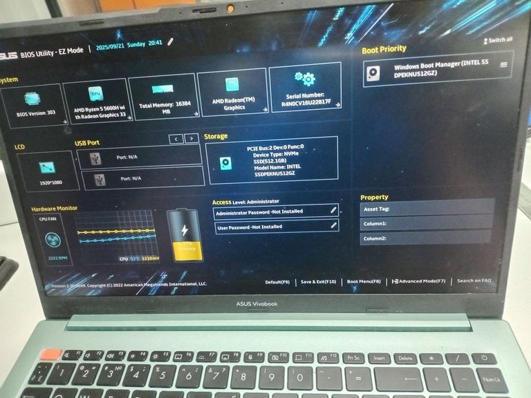 Купить Asus 15/ryzen 5 5600h ddr4/16gb ddr4/ssd 512 gb/*інтегрована Б/У