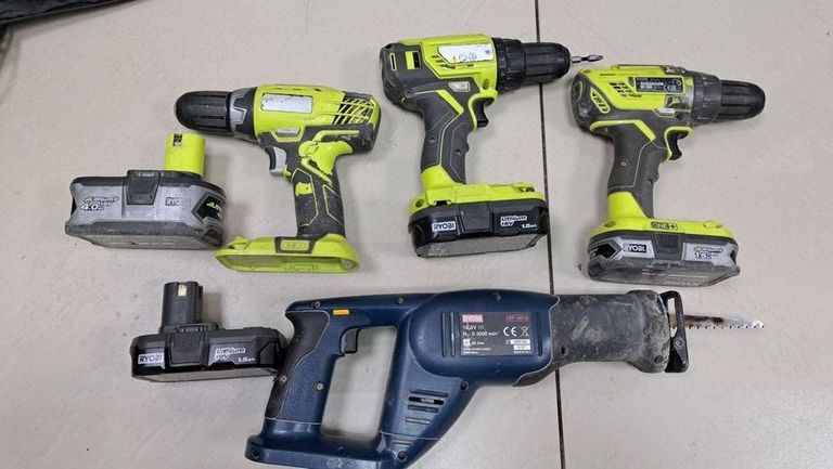 Купить Ryobi r18dd3 + crp-1801/d Б/У