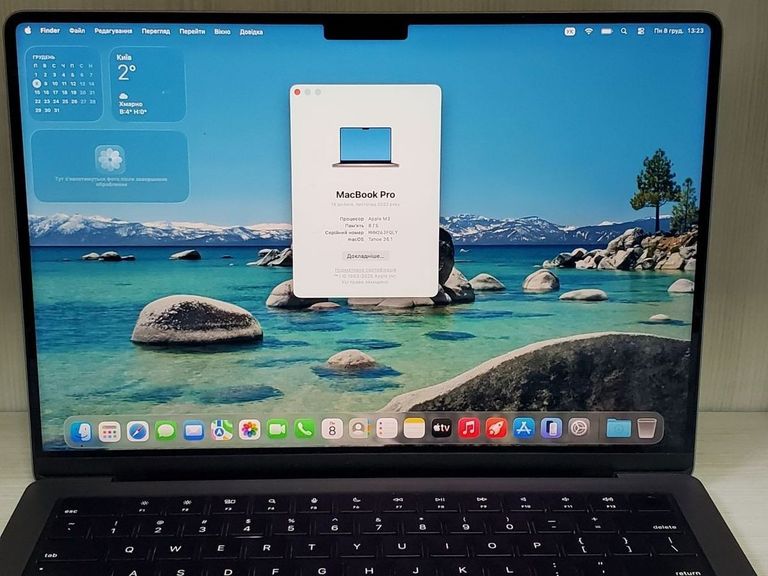 Apple macbook pro 14 / a2918 / apple m3/ ram 8gb/ ssd 512gb/ 10 core gpu Код:01-200808996. Изображение 20