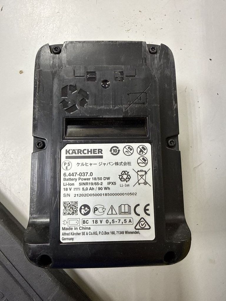 Оголошення Karcher CNS 18-30 Battery Set + LTR 18-25 Battery (9.611-550.0) Б/У