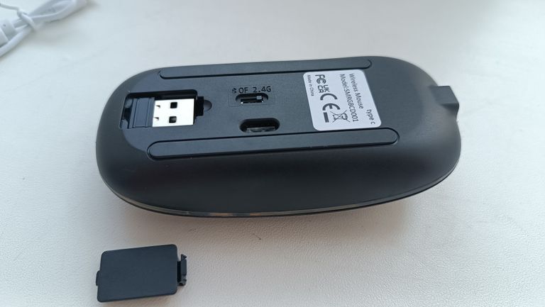 Дешево Безпровідна комп'ютерна мишка Bluetooth 5.1 із LED освітленням! з ломбарду