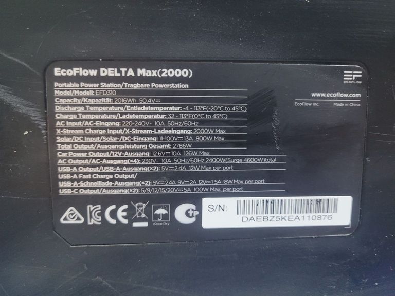 Ecoflow delta max 2000 Код:01-200878886. Зображення 6