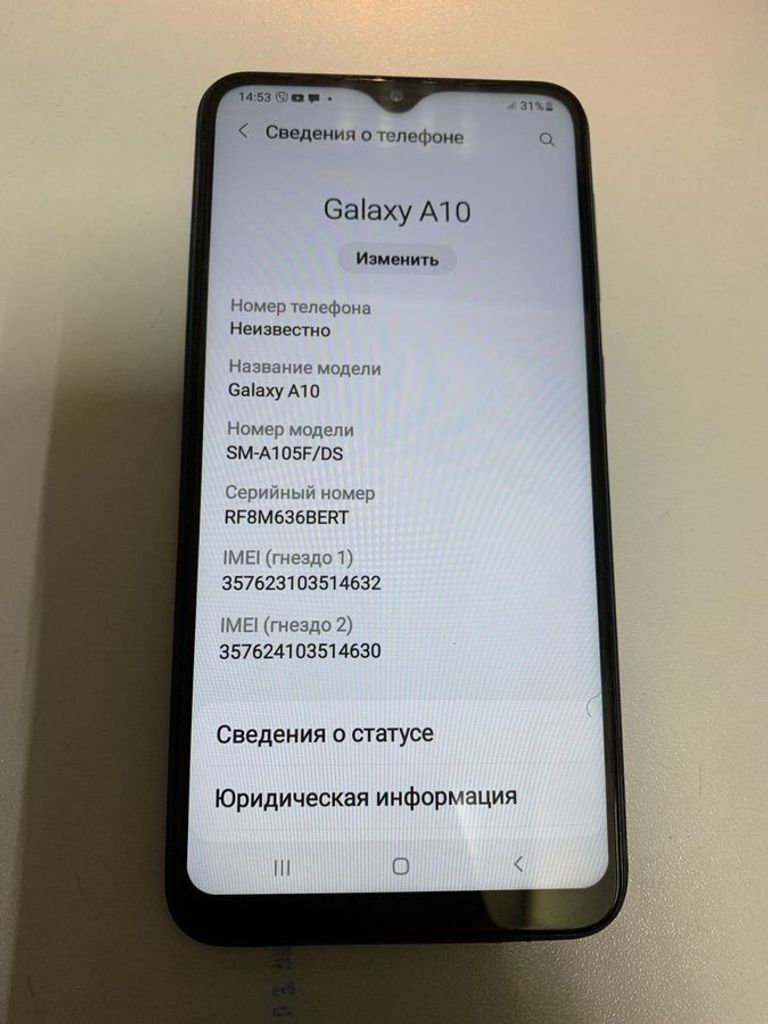Оголошення Samsung a105f galaxy a10 2/32gb Б/У