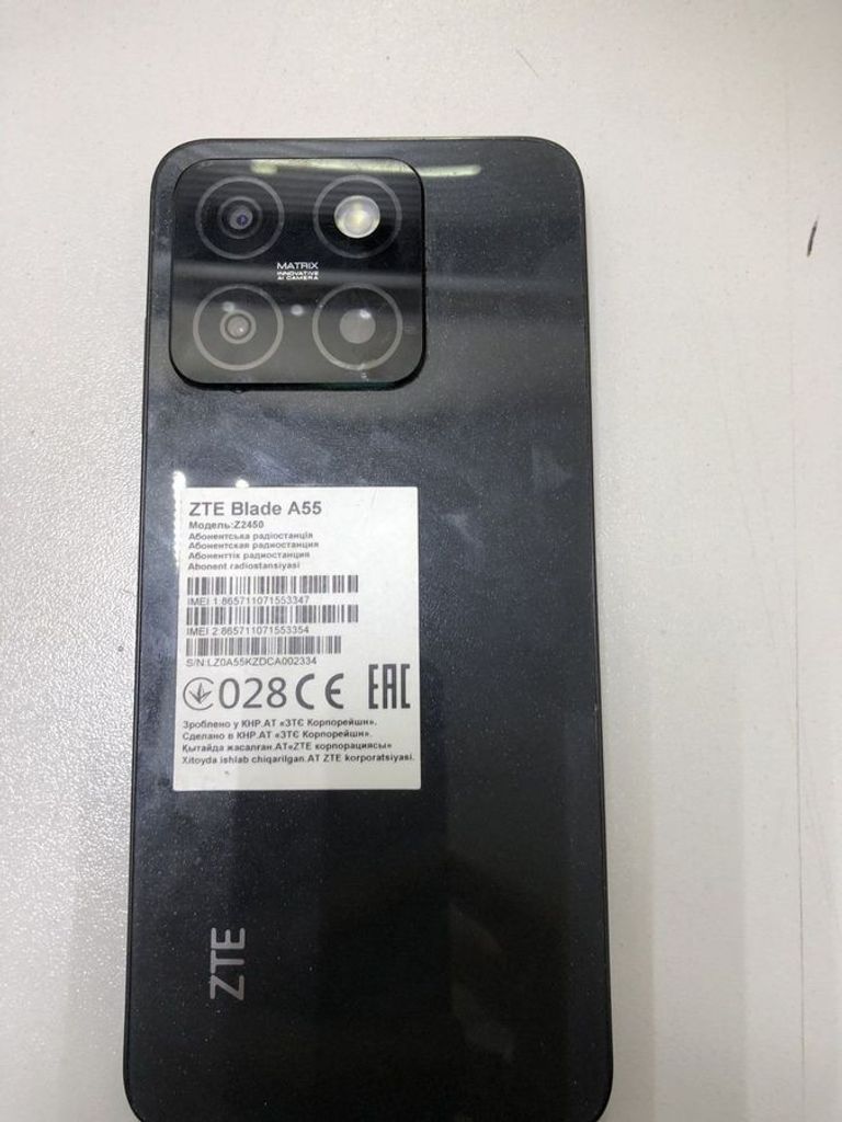 Zte Blade A55 4/128GB Blue Код:01-200897783. Зображення 5