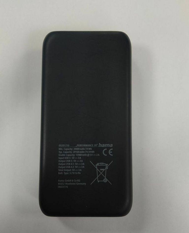 Объявление Hama supreme 20hd 20000mah Б/У