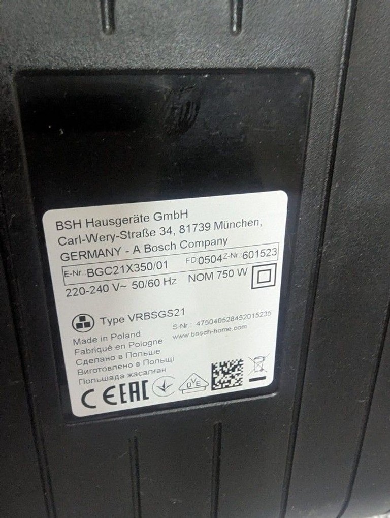 Розпродаж Bosch Serie 4 BGC21X350, продавець Техноскарб