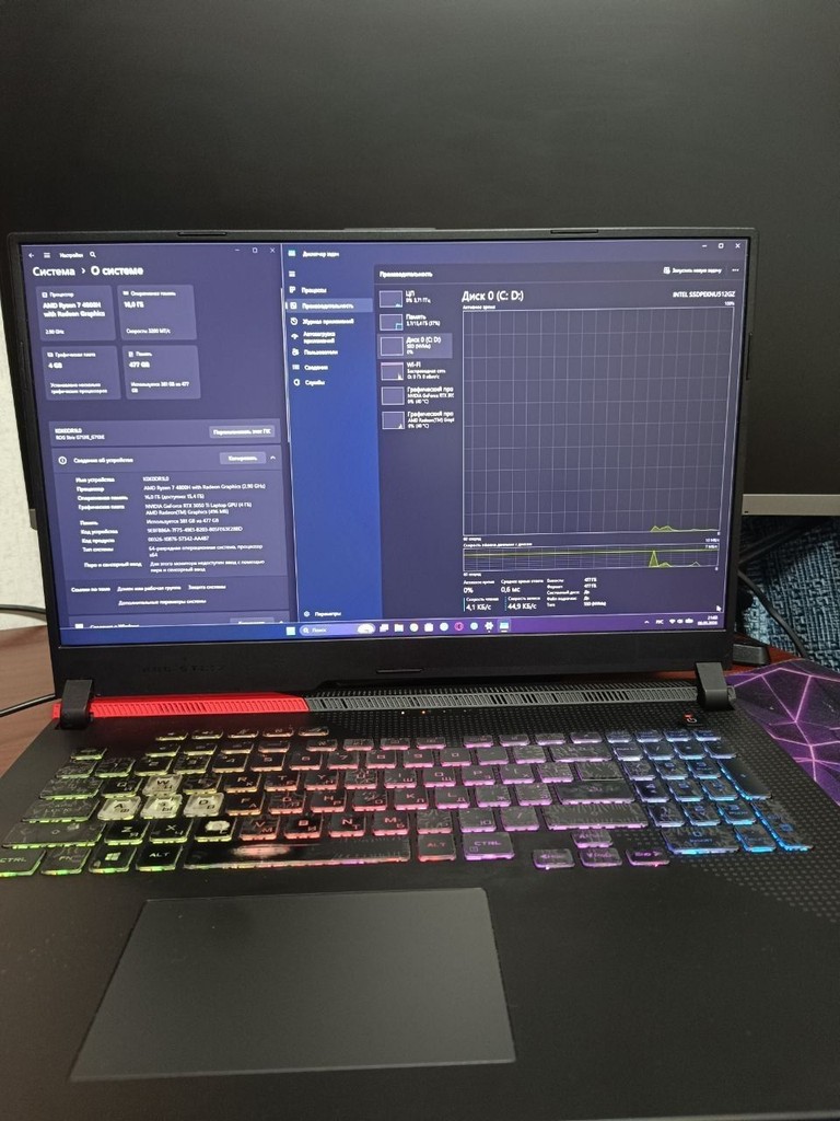 Asus Rog Strix G17 3050TI Код:null. Зображення 4