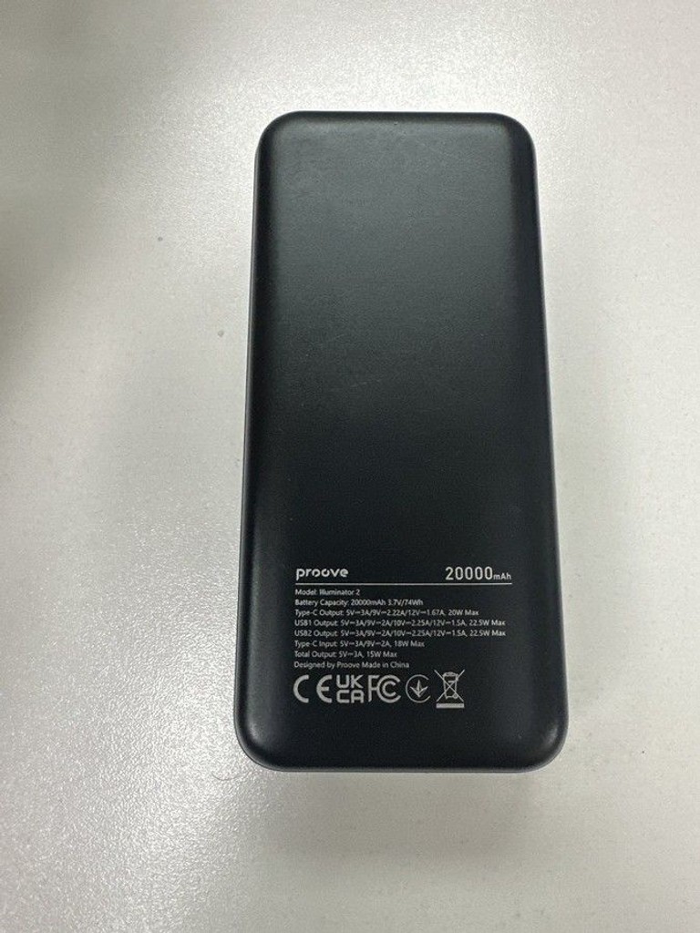 Оголошення Proove Illuminator 20000mAh Black Б/У