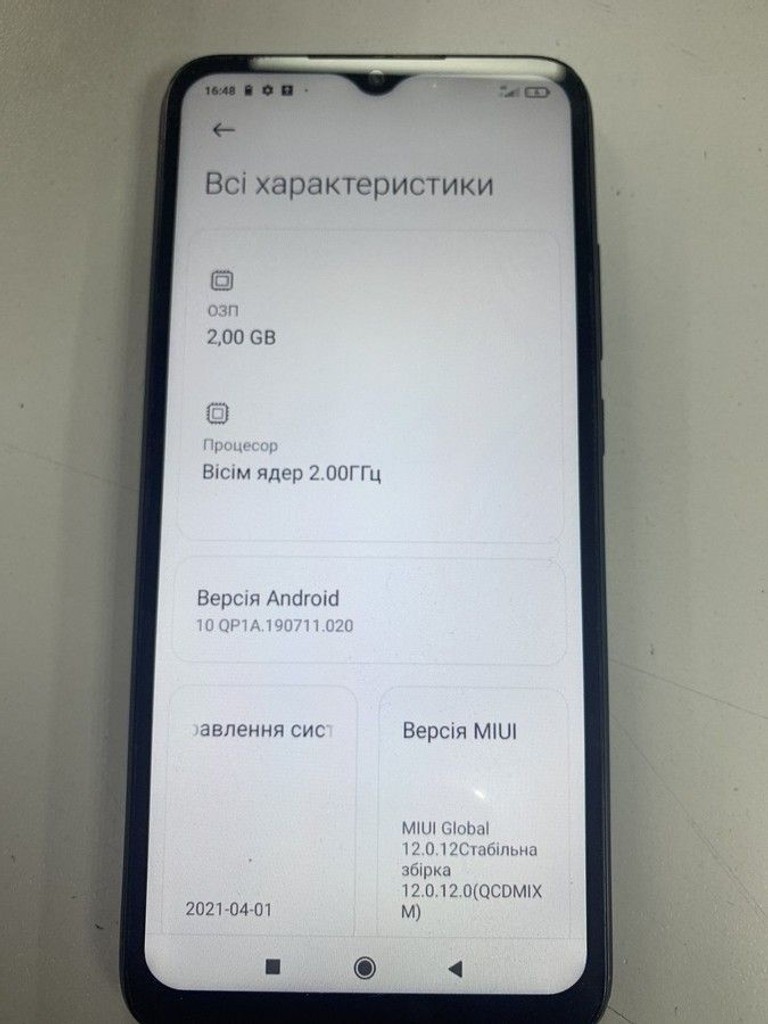 Xiaomi redmi 9a 2/32gb Код:01-200996326. Зображення 5