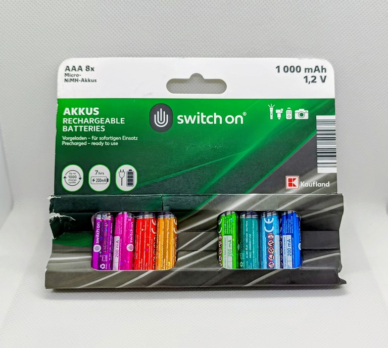 Купити Switch On AAA, Ni-MH, 1000 мА · год, 8 шт. Б/У