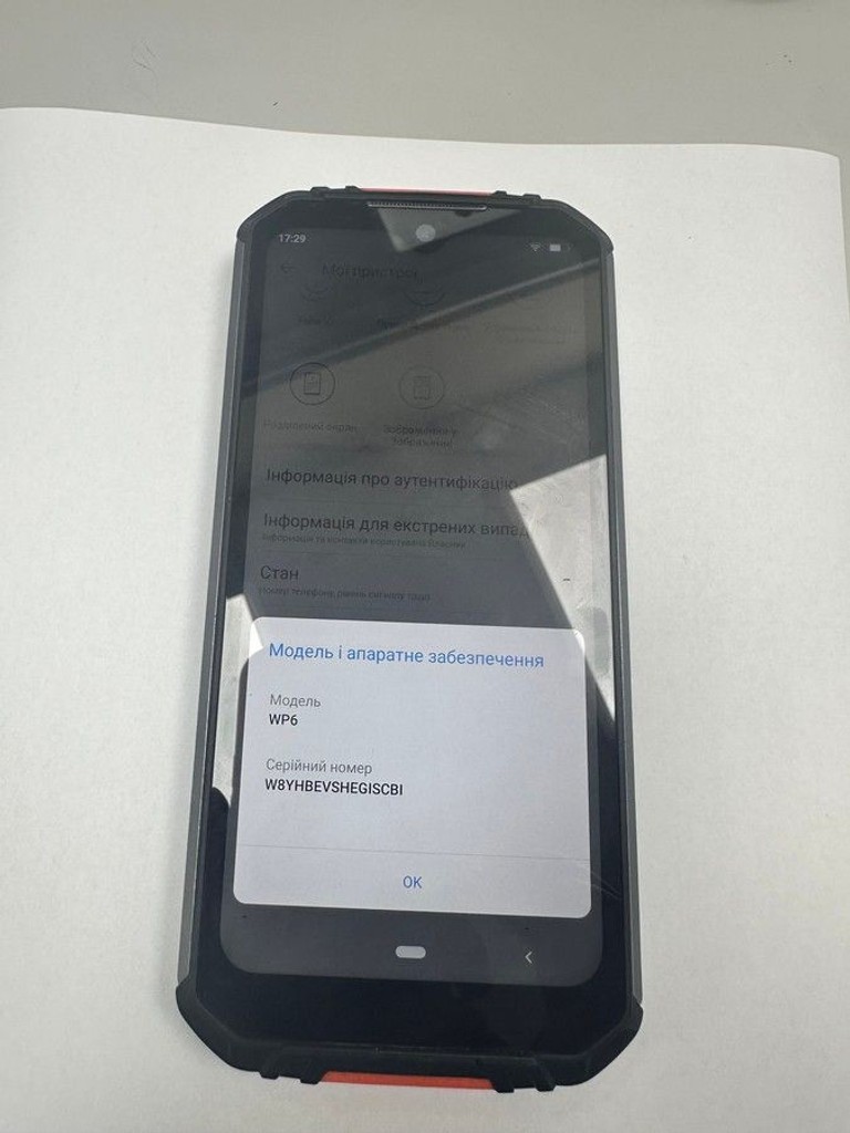 Оголошення Oukitel WP6 6/128GB Black Б/У