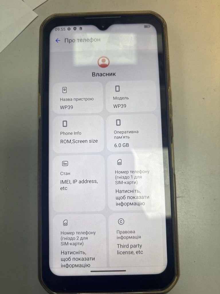 Оголошення Oukitel wp39 6/256gb Б/У