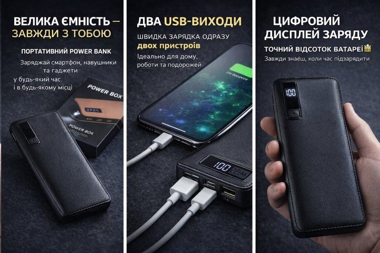 Объявление Smart Tech 50000 mah. Power Bank Чорний Б/У