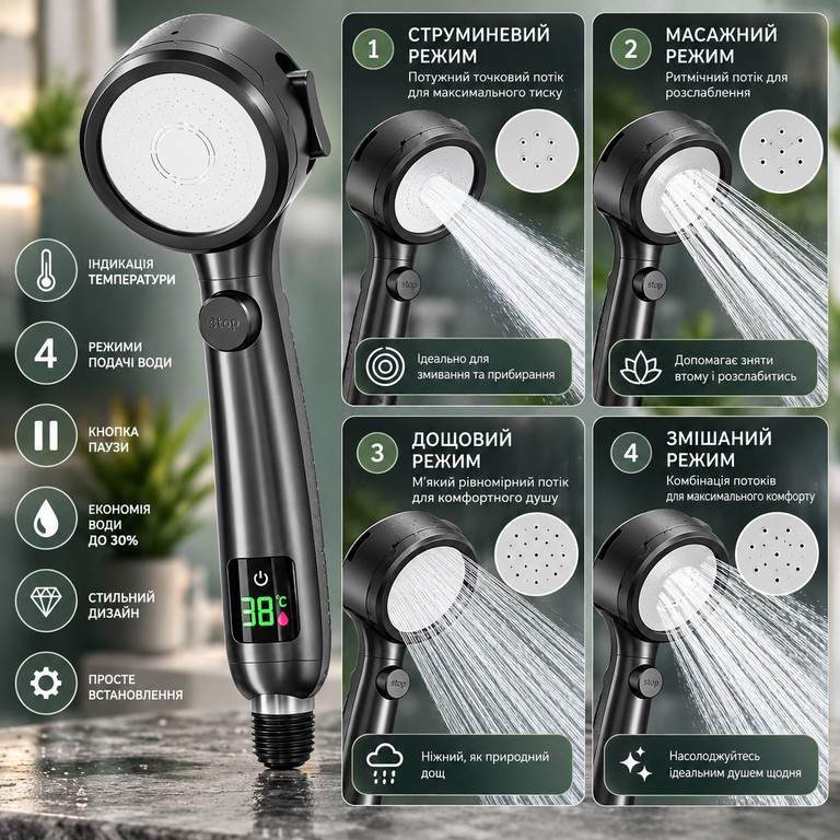Купити Shower з індикатором температури Б/У