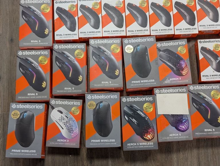 Миша. Лот мішок Steel Series 47 штук. Під відновлення. (Вживані) Код:null. Зображення 5