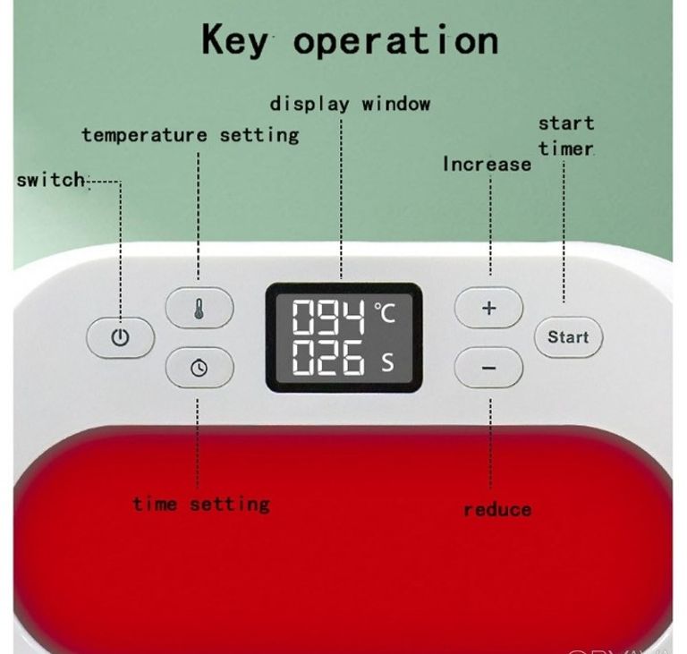 Акція! Портативний термопрес для футболки, взуття, сумки, шапки, міні-термопрес 15x15 дюймів, інтелектуальний контроль температу Код:null. Зображення 11