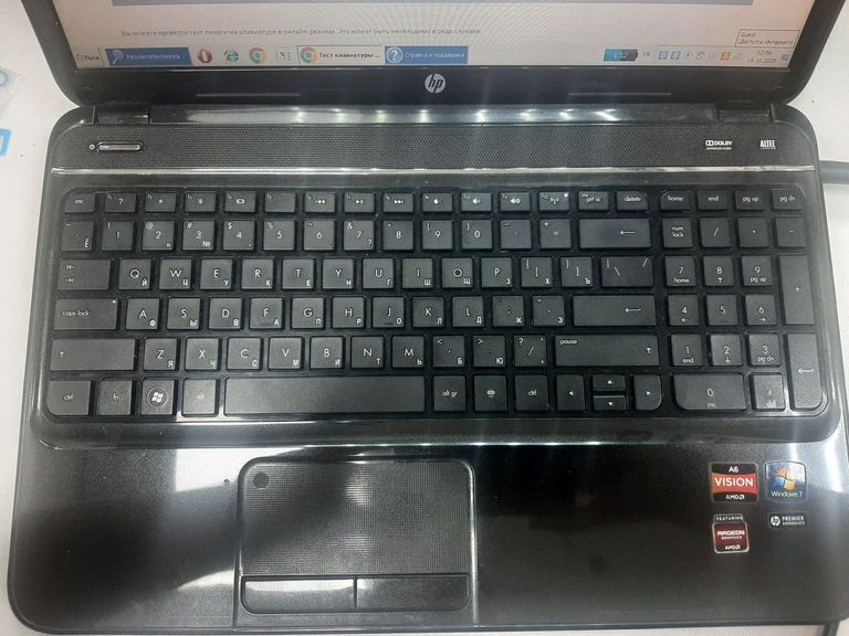 Оголошення Hp 15/amd a6 4400m ddr3/4gb ddr3/hdd 750 gb/ssd *відсутній/radeon hd7670m Б/У