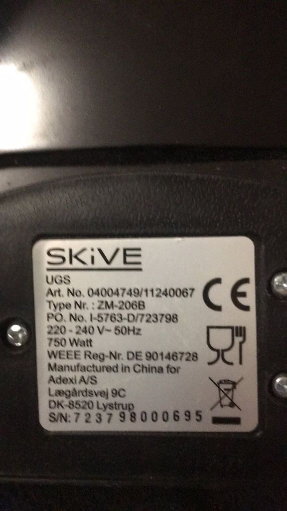 Оголошення Skive zm-206 Б/У