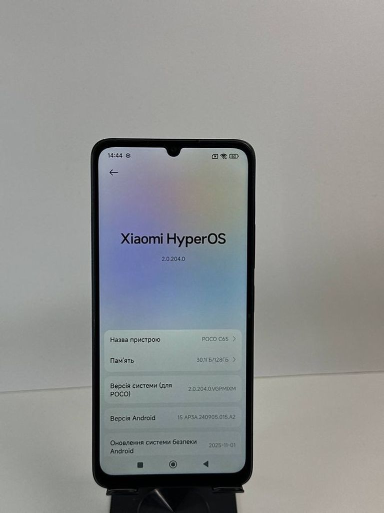 Оголошення Xiaomi Poco C65 6/128GB Black Б/У