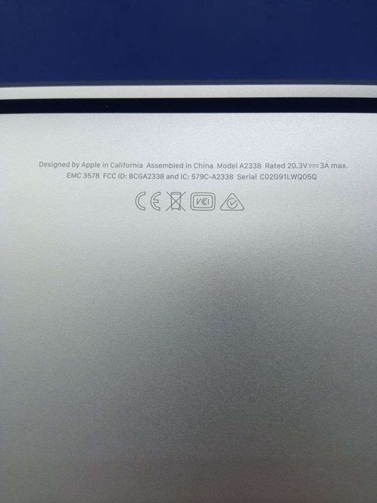 Apple a2338 /macbook pro 13,3" /m1 8-gpu/ ram16gb/ ssd512gb/ retina, truetone, touch bar Код:01-200887709. Зображення 16