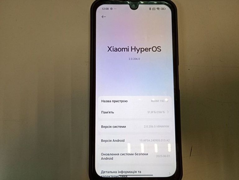 Оголошення Xiaomi redmi 15c 4g 8/256gb Б/У