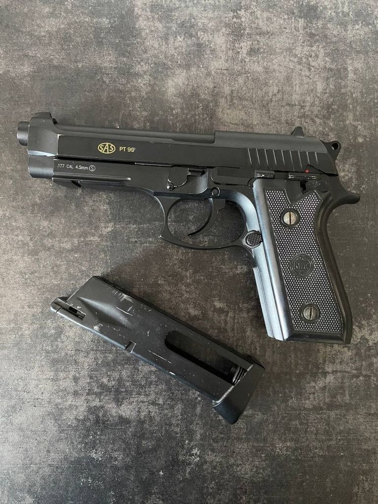 Пістолет пневматичний SAS PT99 Blowback Код:null. Изображение 4