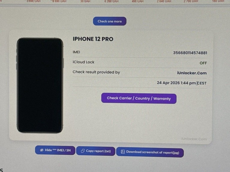 Apple iphone 12 pro 256gb Код:01-200933525. Зображення 8